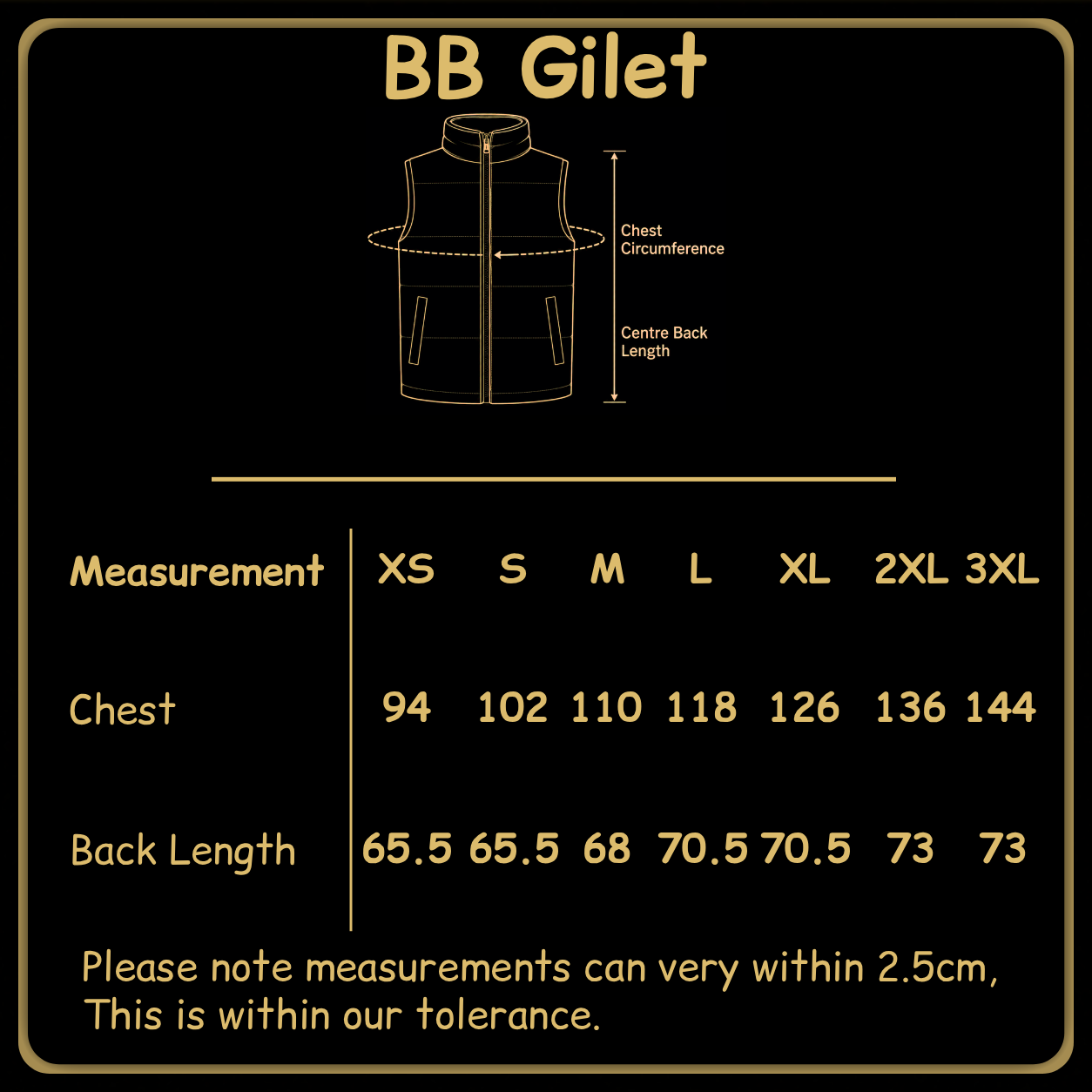BB Unisex Gilet